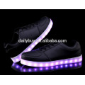 Unisex женщин мужчин USB зарядки свет мигает обувь светодиодные кроссовки